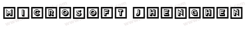 Microsoft JhengHen字体转换
